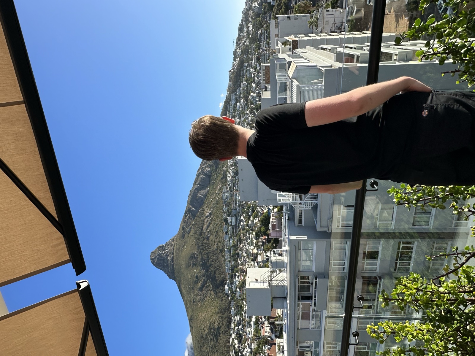 Jake overlooking Cape Town